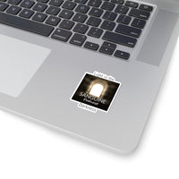 Light in the Darkness Decal- Transparent/White